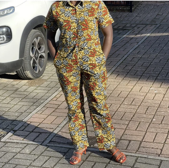 Abito africano da donna Ankara taglia 10
