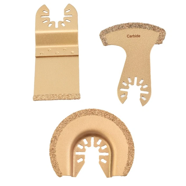 1 Set (3PCS) Mehrfachwerkzeug Schnurlos Sägeblätter Diamondsaw Halbkreisförmig