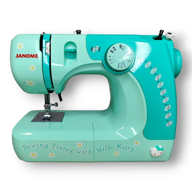 Janome Hello Kitty Sewing Machine 2013 RARE 11706 Sew Pretty With Hello Kitty
