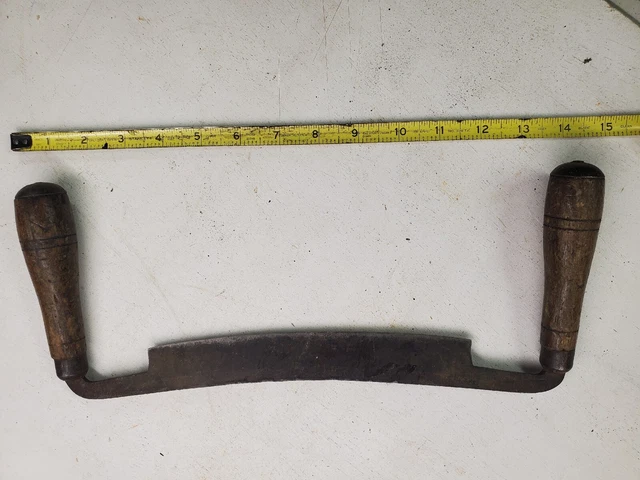 Antique MERRILL & WILDER #8 DRAW KNIFE WOOD TOOL