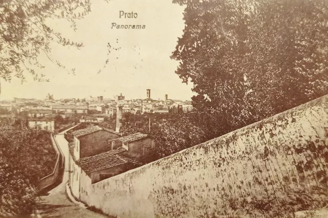 Cartolina - Prato - Panorama - 1917