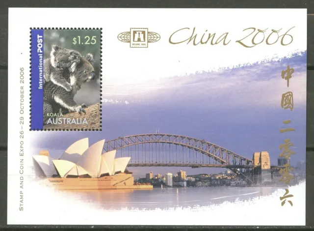 Tiere, Koala - Australien - Bl.66 ** MNH 2006