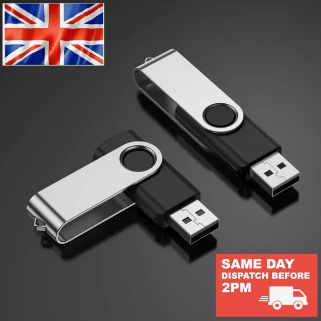 USB Memory Stick Flash Pen Drive 2,4,8,16,32,64,128GB PC/Mac/TV Wholesale Prices