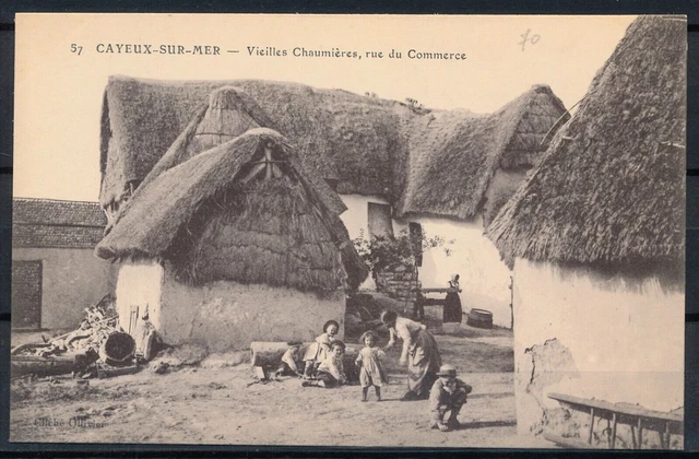 [CPA1122] France, Cayeux-sur-Mer - Vieilles Chaumières - very nice old postcard