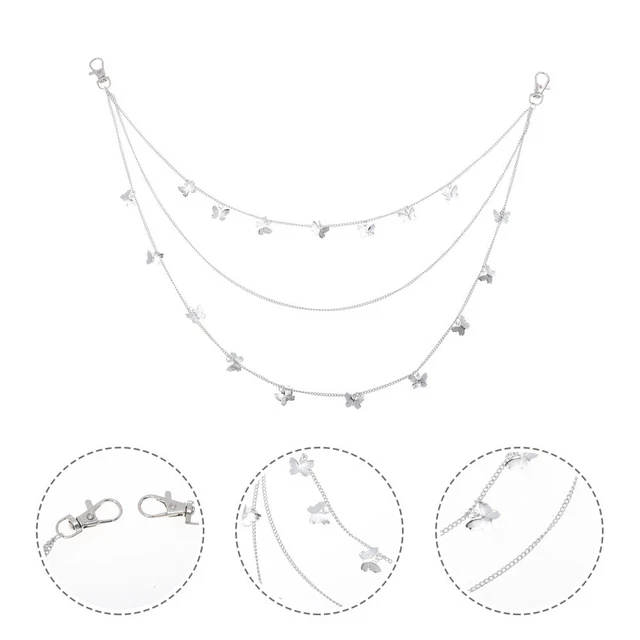 Catena Vita Boho Con Farfalla - Gioiello Stratificato Oro Per Donne, Regalo Estate E Festive