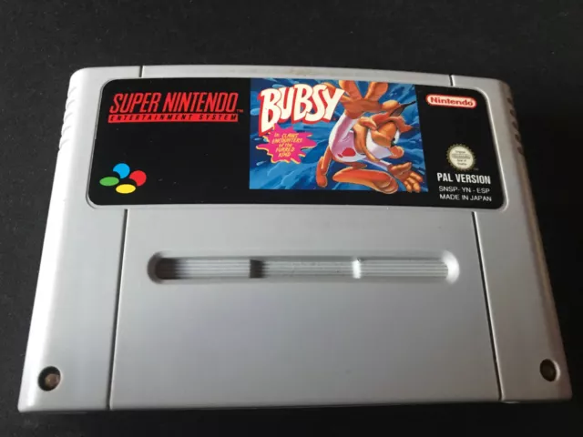 Bubsy Snes super nintendo Pal Espagnol