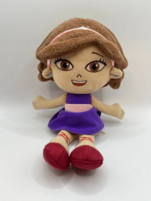 DISNEY JR. LITTLE Einsteins June Plush Beanz 9" Doll Stuffed Toy Girl ...