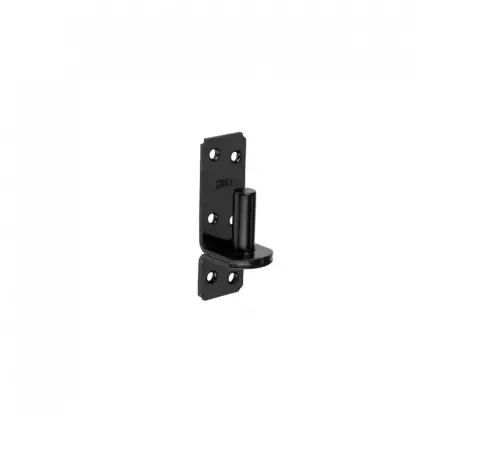 Cinta de Pared Set Abrazadera Y Escuadra Puerta Para Atornille El Bisagra Negro 2