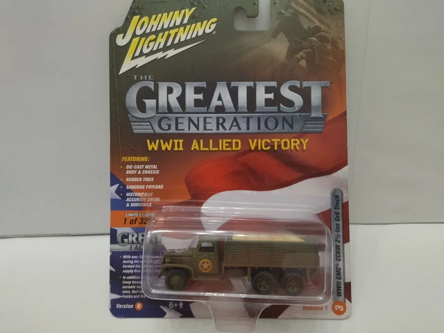 Gmc Cckw 353 2-1/2 Ton 6X6 Truck Ww Ii 1:64/1:87 Johnny Lightning