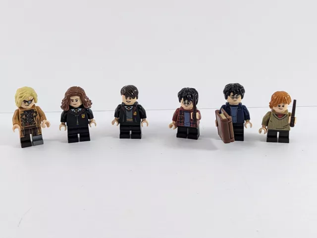 LEGO Harry Potter Mini Figure Lot 6 Granger Ron Weasley Mad-Eye Moody Longbottom