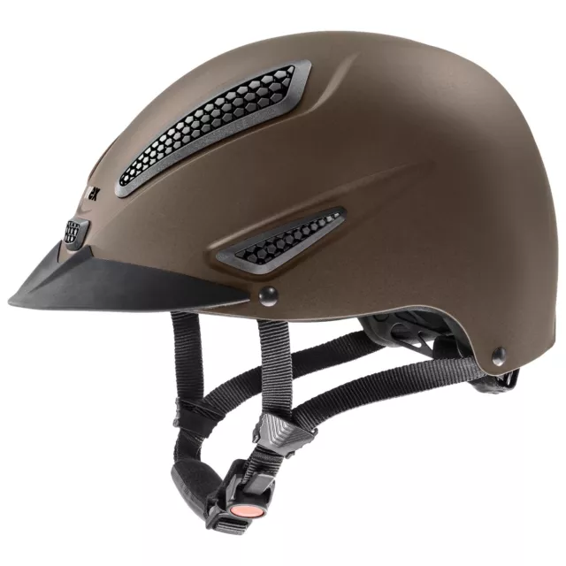 Reithelm Uvex perfexxion II neues Modell / braun brown matt Reitkappe -H&H Celle