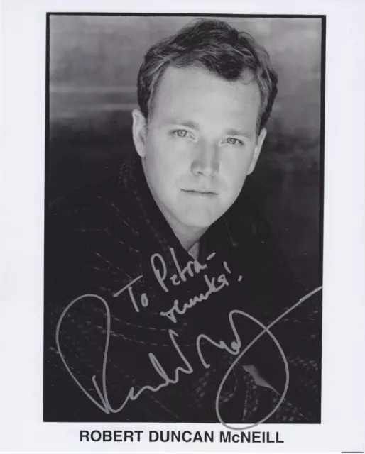 Autografa astronave Star Trek Voyager Tom Paris Robert Duncan McNeill di persona