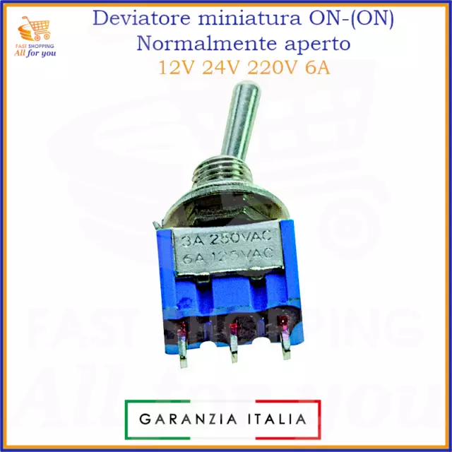 Micro interruttore deviatore a levetta 3 pin mini microinterruttore 12V 24V 220V