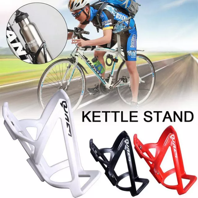 2X Plastic Water Bottle Cage Holder Bracket Bike Cycling Mountain Bicycle Drink