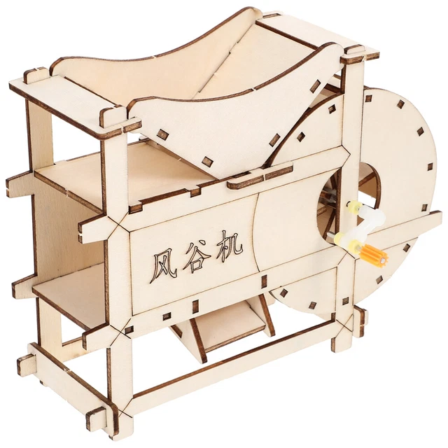 MACHINE MODEL DIY Threshing Hand Crank Generator Science Experiment £8. ...