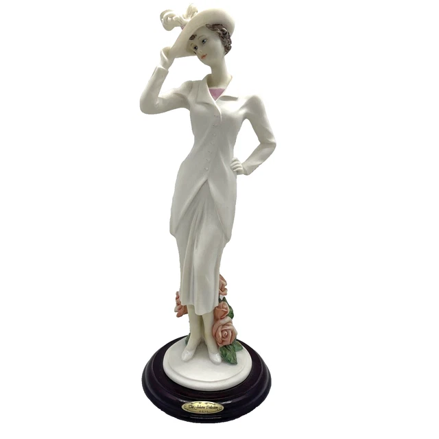 Juliana Set Roses THE JULIANA COLLECTION White Lady & Roses Vintage Figurine Ornament ...