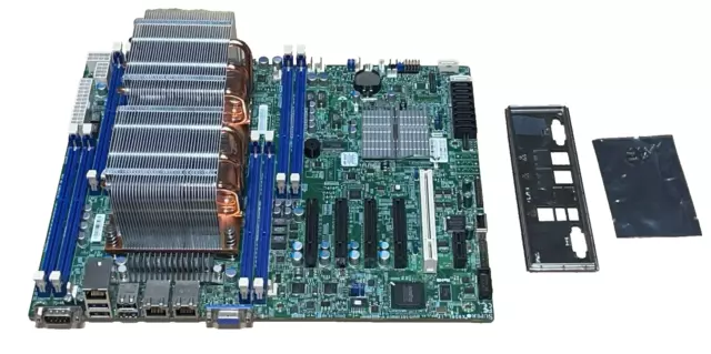 Supermicro X9DRL-3F LGA2011 Dual-Xeon DDR3,2xGLan ATX Mainboard inkl. 2xKühler