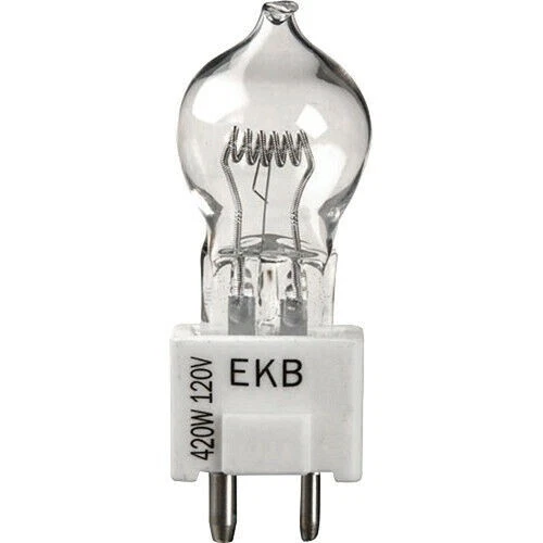 LÁMPARA BOMBILLA EKB Q420/4CL 420W 120V GZ9.5 Foto Etapa Proyección GE 333934 NUEVA