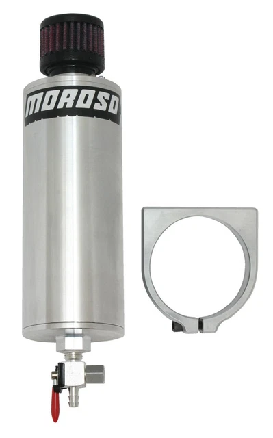 Moroso 41221 Billet Aluminum 1-1/2 Pint Transmission Overflow Expansion Tank