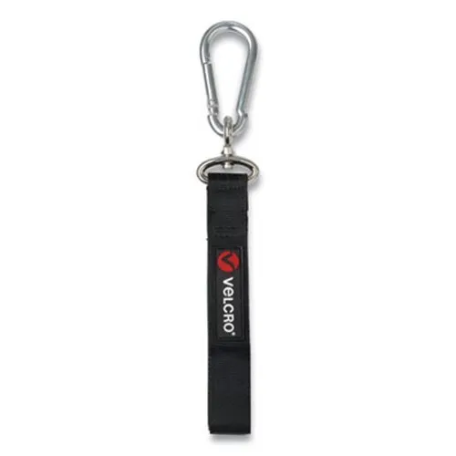 Velcro Brand EASY HANG Strap, Medium, Black/Silver (VEK30121USA)