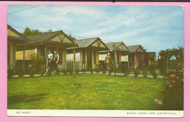 The Chalets, Butlin’s Holiday Camp, Clacton-on-Sea, Essex postcard.