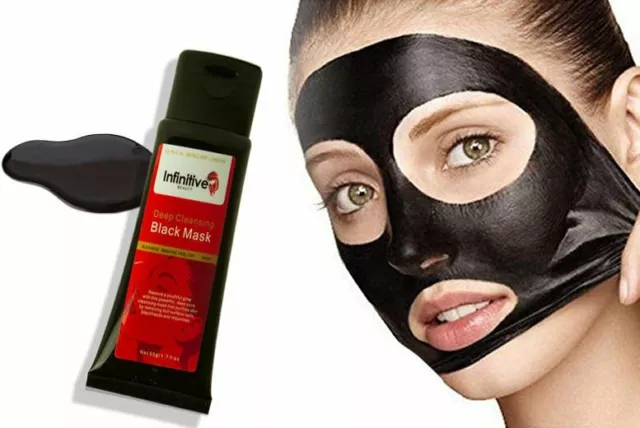 Charcoal Peel Off Black Face Mask Blackhead Remover Facial Deep Cleansing 50g