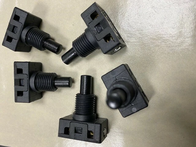 WHITE BLACK PUSH Button Switch On Off Micro Press Switch Ideal For ...