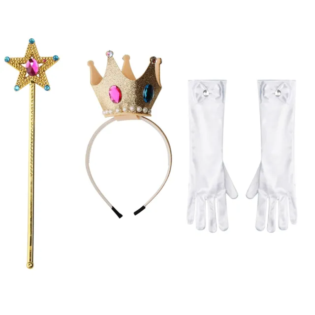 Kids Girls Accessories Kit Party Crown Headwear Lightweight Cosplay Props Cute