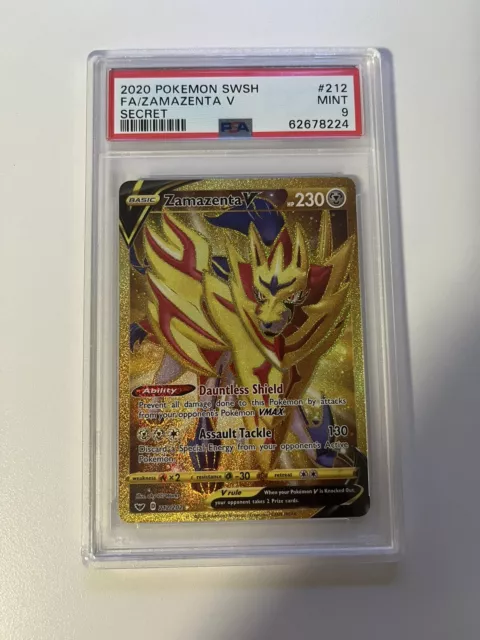 Pokemon - Sword & Shield Promo #SWSH077 Zamazenta V [Gold Promo Rare]