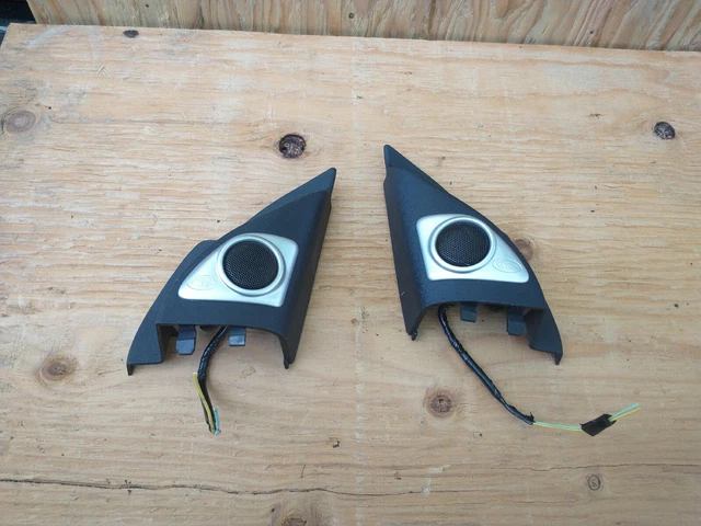 08-17 Mitsubishi Lancer Driver Passenger  Tweeter Speaker pair Trim Ralliart