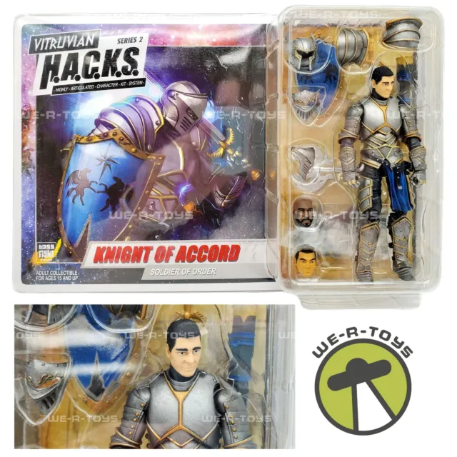 Vitruvian HACKS Series 2 Knight of Accord Soldier of Order Action Figure NRFP