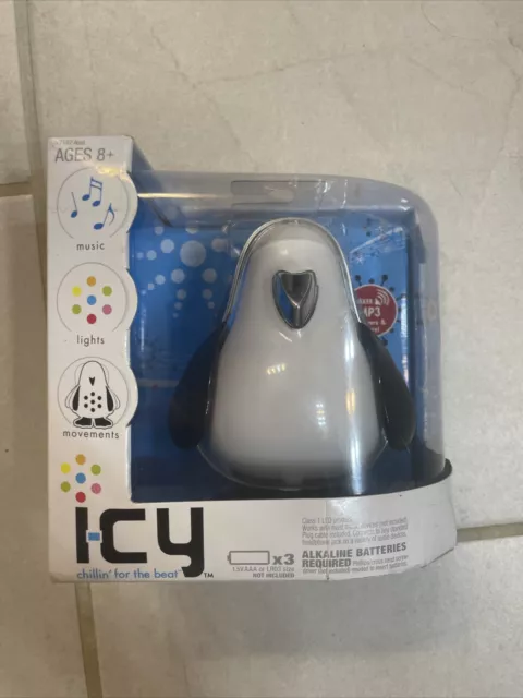 I-CY Icy Penguin Interactive Lighted Dancing Speaker Hasbro New Sealed T15