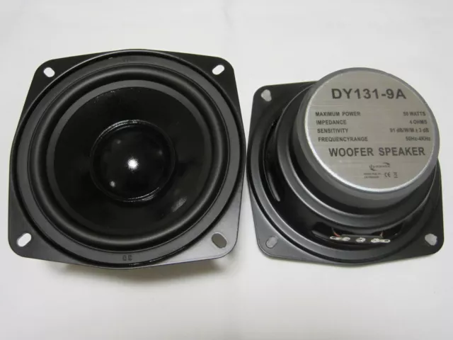 1x DY-131-9A Dynavox 13cm 5" Bass Lautsprecher 130mm Tieftöner 4Ohm