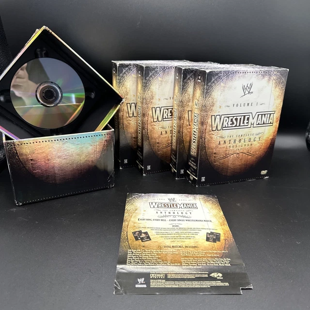 WWE - WRESTLEMANIA The Complete Anthology: Box Set (DVD 21-Disc