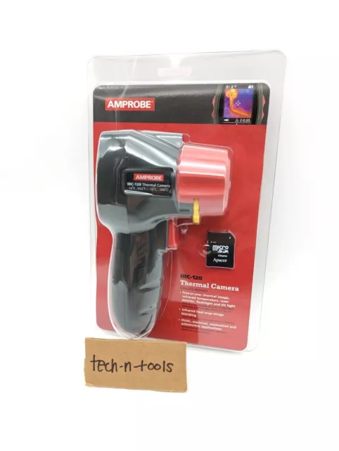 Amprobe IRC-120 Thermal Camera, Infrared Temperature, Laser Pointer, UV Light