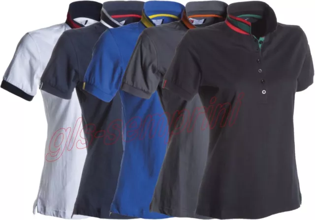 Polo Manica Corta Payper Memphis Lady Maglia In Cotone Donna