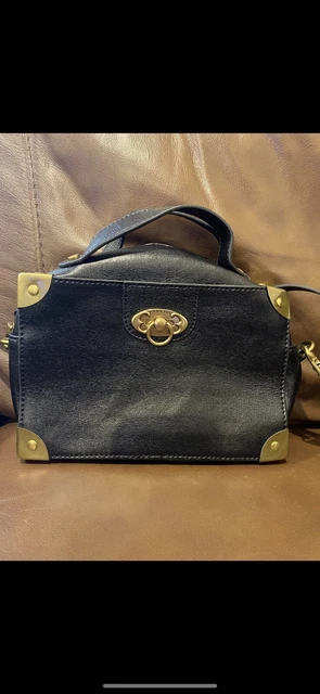 EMMA FOX Black Satchel Bag