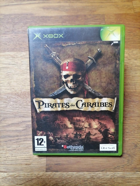 Jeu Pirates Des Caraïbes Xbox - Version 1ère Génération, édité Par Bethesda, En Bon état De Fonctionnement