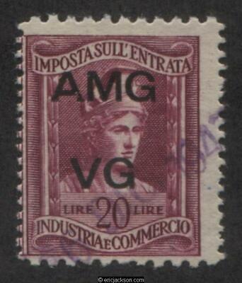 Venezia Giulia Industry & Commerce Revenue Stamp, VG IC7 right stamp, used, F-VF