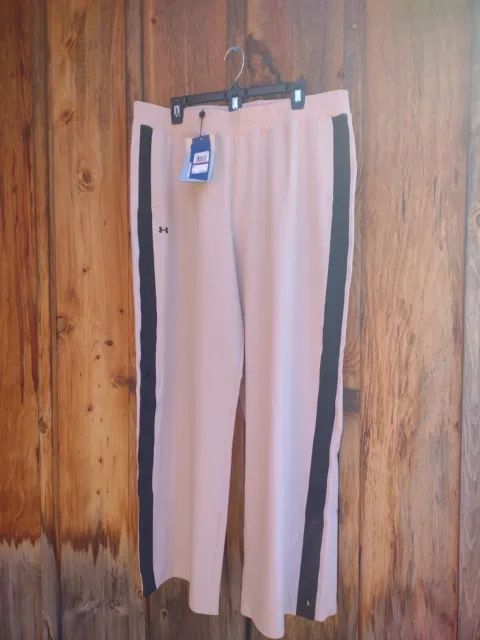 Under Armour Women Athlete Recovery Size M Athletic WideLeg Pants MSRP$100  Black