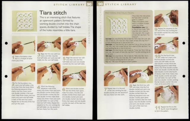 Tiara Stitch #90 Stitch Library - The Art Of Crochet Pattern