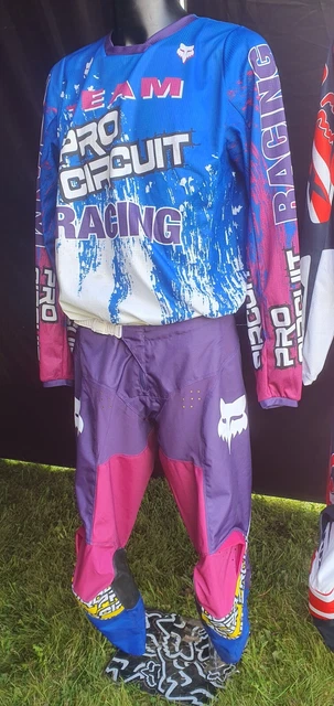 VINTAGE MOTO X Fox Racing Super Evo Pro Circuit Retro Motocross
