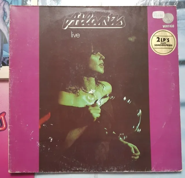 Atlantis "Live" Veny Doppel LP von 1974/75 Rock vom Feinsten Phonogram 6623 900