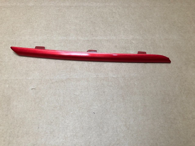 Bande Inox Calandre Rouge Chrome 2 Pièces Pour Clio IV 2012+ - Accessoire Tuning Qualité Premium