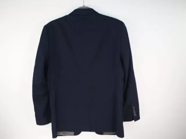 Perry Ellis Men's Suit Blazer Textured Coat Jacket Dress Business Blue Slim  38S 3