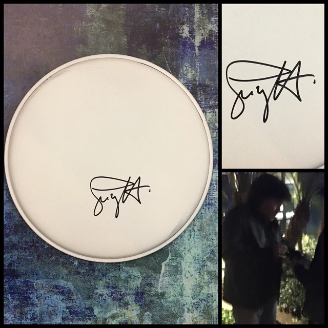 GFA DIO UND AC/Dc Drummer Simon Wright Signiert 10