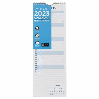 WHSMITH 2023 DESK Block Commercial Calendar £9.99 - PicClick UK