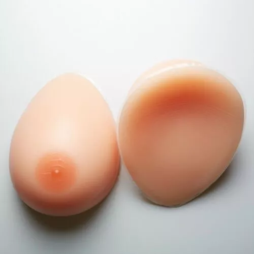 Women Tear Drop Fake Boob False Silicone Breast Forms Boobs Enhancer A-F Cups