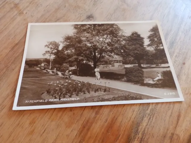 Postcard Titchfield Park, Mansfield