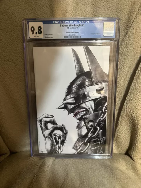 Batman Who Laughs #1 Cgc 9.8 Nm/M Mico Suayan Unknown Comics Edition D Dc Comic